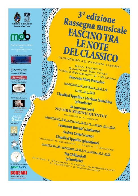 3� Edizione della Rassegna Musicale Fascino tra le note del classico