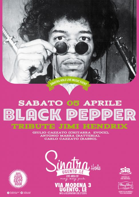Black Pepper Blues Trio: Omaggio a Jimi Hendrix