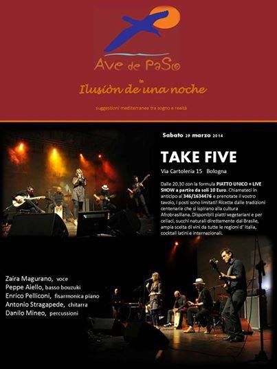 La Rassegna World Music Days presenta Ave de Paso: Ilusi�n de una noche � Musica Mediterranea e Flamenco tra sogno e realt�