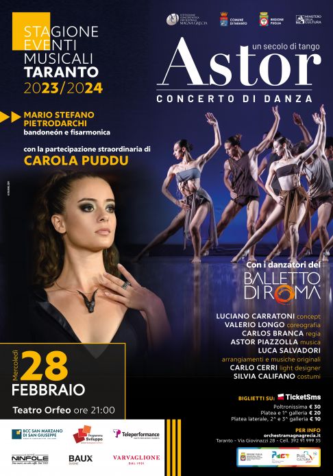 Astor - Un Secolo di Tango - Concerto di Danza