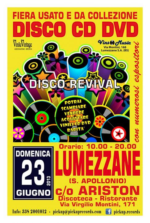Disco Revival Lumezzane: 1° Convention Del Disco Da Collezione