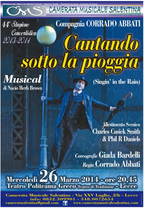 16. Cantando sotto la pioggia - musical
